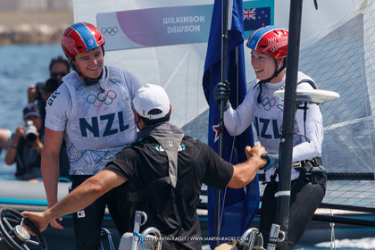 08 08 2024, Marseille (FRA), Paris 2024 Olympic Games, Sailing, Race Day 11
