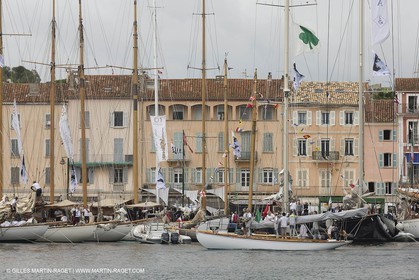 30 09 2014, Saint-Tropez (FRA,83), Voiles de Saint-Tropez 2014, Day 2, hommage à Yves Carcelle, propriétaire de Runa VI