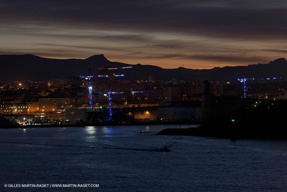17 02 2012 - Marseille (FRA,13) - Arrivée dans le port de marseille à bord du Piana (Cie La Méridionale)