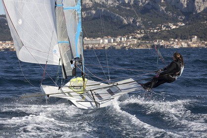 21 03 2013 - Marseille (FRA,13) - Essai du 49er FX