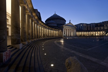24 02 2012 - Naples (ITA) - 34th America's Cup - America's Cup World Series Naples 2012 - Naples Preview - Basilico San Francesco di Paola - Piazza Plebiscito