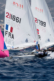09 07 2023, Marseille (FRA), Paris 2024 Sailing Test Event, Race Day 1,  ILCA 7