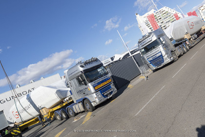 15 02 2022, La Grande Motte (FRA), Gunboat 80  1 hulls delivery