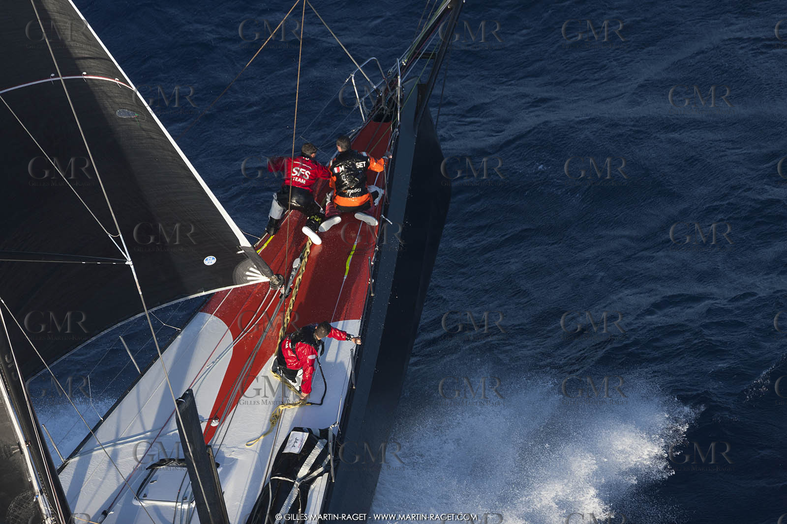 09 10 2017, Calvi (FRA,20), VOR 70 Babsy, Tentative de record autour de la Corse à la voile, skipper Franck Cammas