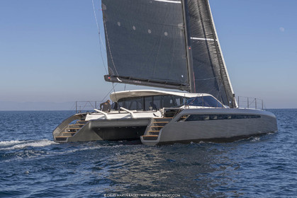 16 02 2019, Porquerolles (FRA,83), Gunboat 68 sail testing  3