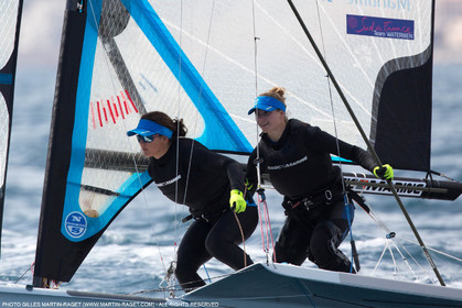 Marseille, (FRA,13), 2016 Rio Olympic Games, Sailing, 49er FX, Steyaert Sarah   Compan Aude (FRA)