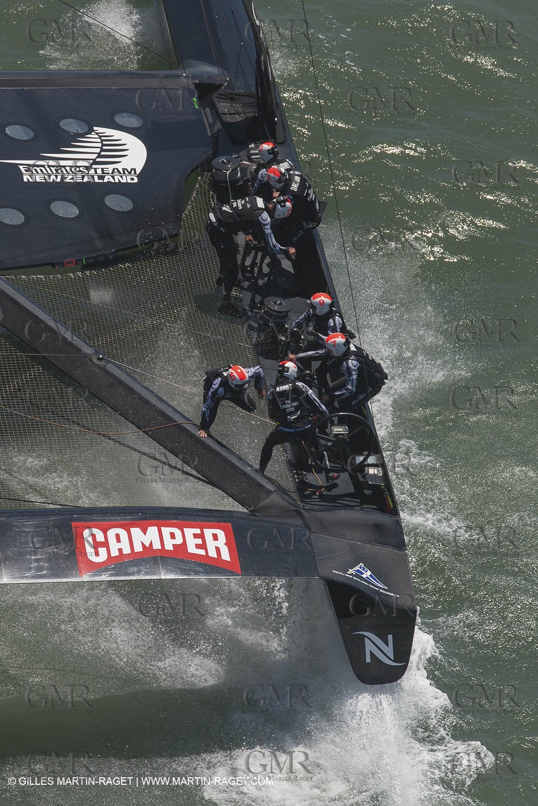 13 07 2013 - San Francisco (USA,CA) - 34th America's Cup - Louis Vuitton Cup - Round Robin - Race Day 4 - Luna Rossa vs ETNZ