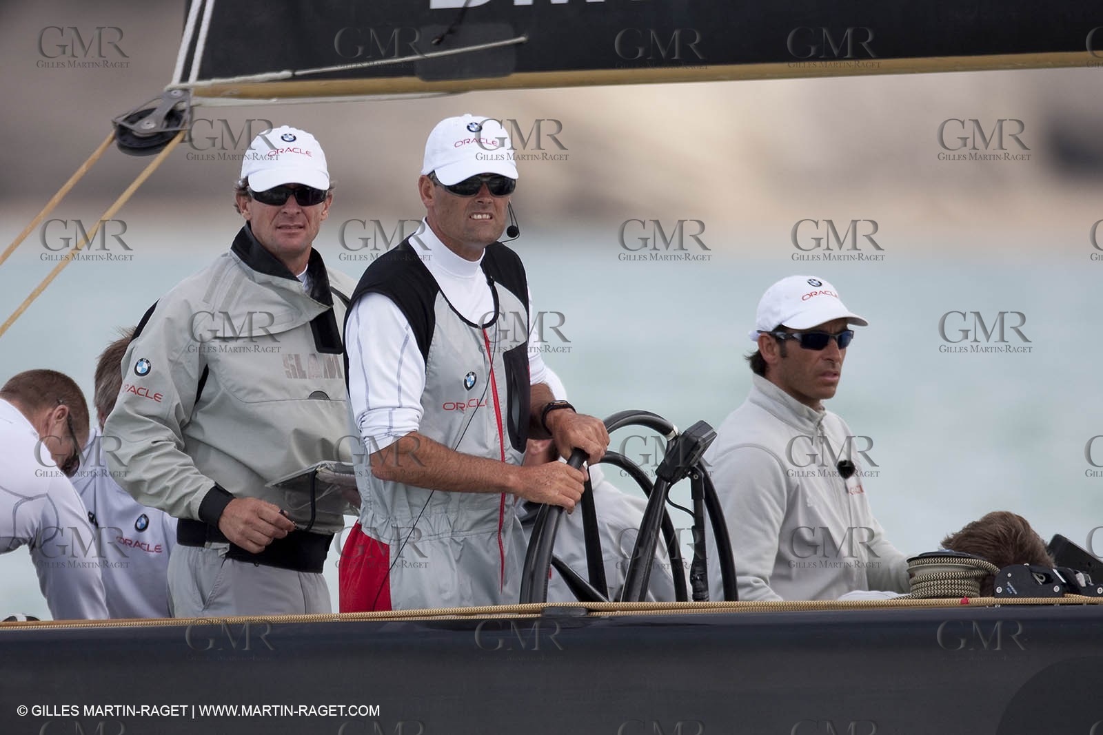 01 02 2009 - Auckland (NZL) -  Louis Vuitton Pacific Series -  Racing Day 4 - Round Robin 2 - BMW ORACLE RAcing Vs Pataugas by K-Challenge
