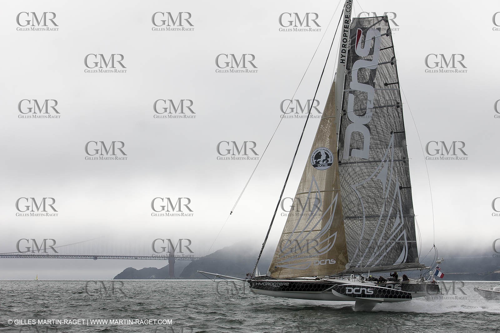 23 08 2012 - San Francisco (USA,CA) l'Hydroptère sails in San Francisco Bay