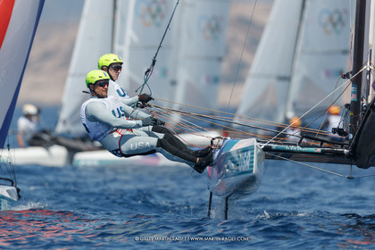 06 08 2024, Marseille (FRA), Paris 2024 Olympic Games, Sailing, Race Day 9