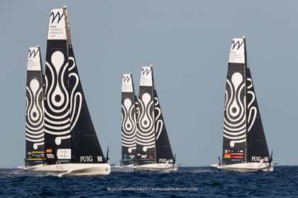 11 10 2024, Barcelona (ESP), Louis Vuitton 37th America's Cup, Puig Women America's Cup, semi finals
