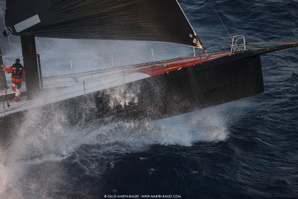 09 10 2017, Calvi (FRA,20), VOR 70 Babsy, Tentative de record autour de la Corse à la voile, skipper Franck Cammas