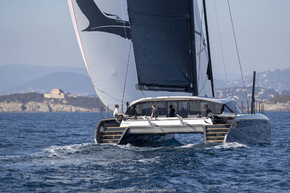 16 02 2019, Porquerolles (FRA,83), Gunboat 68 sail testing  3