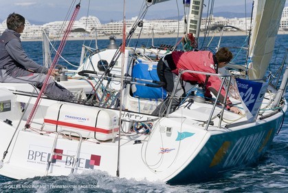 27 03 08- La Grande Motte- (FRA,34) Transat AG2R 2008- Jean-Paul Mouren- Laurent Pellecuer