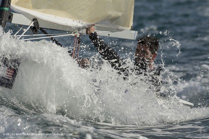 14 02 2014,  Cannes (FRA,06), Semaine Internationale de Cannes FINN - Thomas Lebreton (FRA)