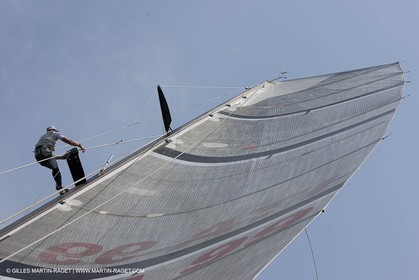 19 05 2010 - La Maddalena (ITA, Sardinia) Louis Vuitton Trophy - BMW ORACLE Racing - Training