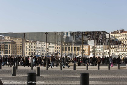 02 02 2013 Marseille (FRA,13) - Opening of the shadehouse and renovated historical Vieux Port