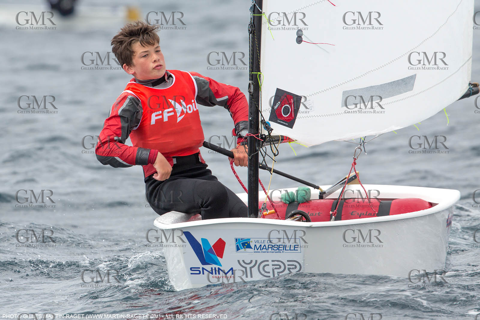 15 04 2016, Marseille (FRA,13), SNIM Dériveurs, Coupe Internationale de Printemps Optimist, Final Day
