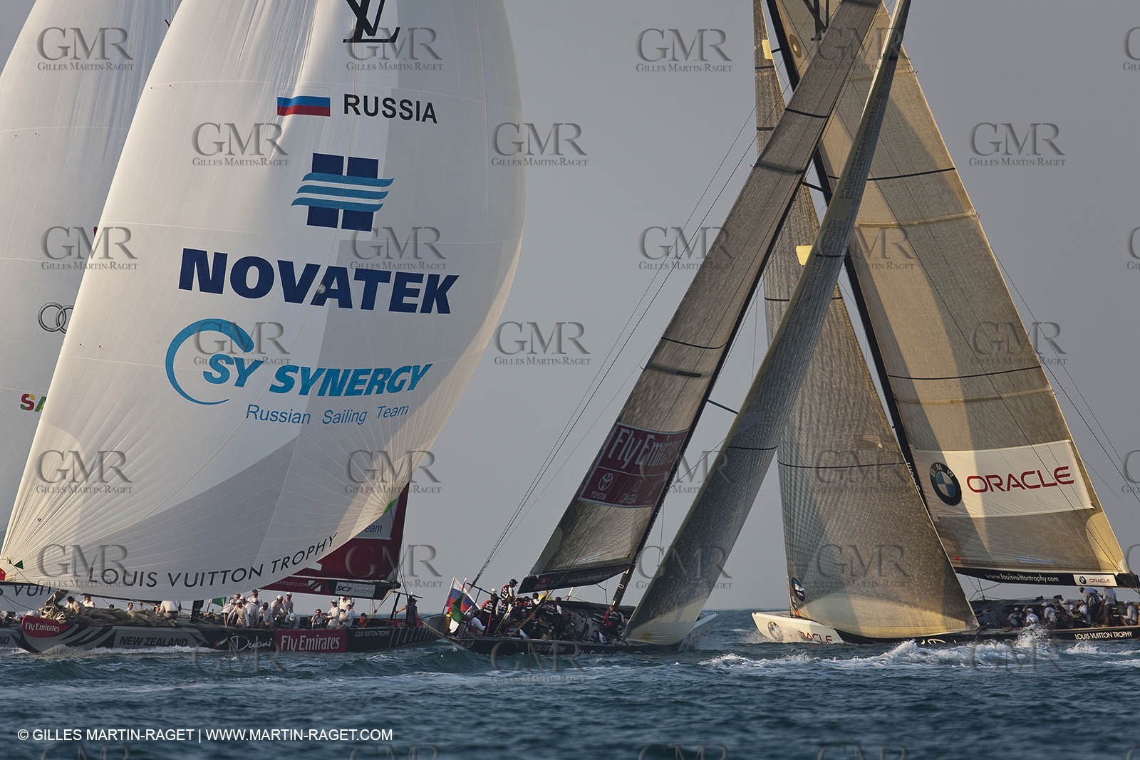 22 11 2010 - Dubai (UAE) - Dubai Louis Vuitton Trophy -  Round 2 - BMW ORACLE Racing Vs Emirates Team New Zealand