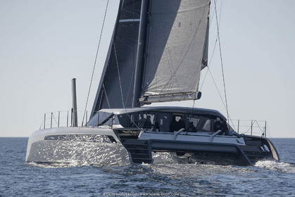 16 02 2019, Porquerolles (FRA,83), Gunboat 68 sail testing  3