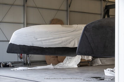 15 02 2022, La Grande Motte (FRA), Gunboat 80  1 hulls delivery