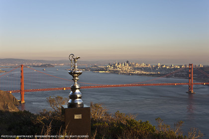 04 01 2011 - San Francisco (USA, CA) - 34th America's Cup - The America's Cup in San Francisco - Golden Gate Bridge
