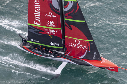 10 12 2020 - Auckland (NZL) - 36th America's Cup - Practice Sessions - Day 2 - Emirates Team New Zealand