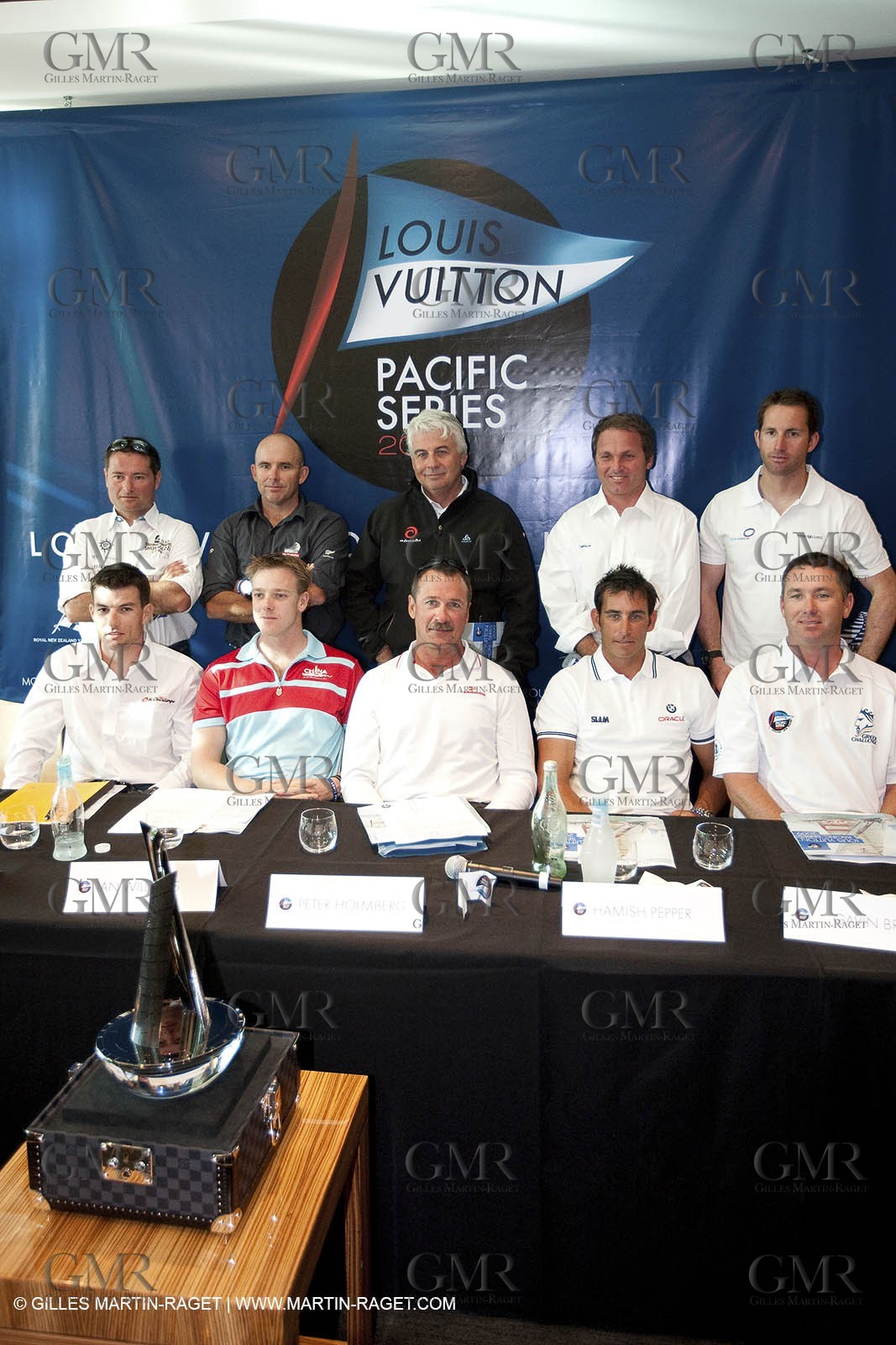 27 01 2009 - Auckland (NZL) -  Louis Vuitton Pacific Series - Draw for pairings
