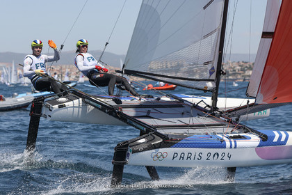 23 07 2024, Marseille (FRA), Paris 2024 Olympic Games, Sailing, Free trainings