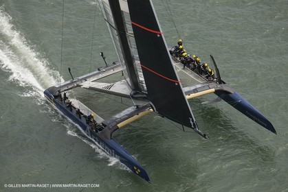 03 08 2013 - San Francisco (USA,CA) - 34th America's Cup - Louis Vuitton Cup - Semi-finals - Luna Rossa vs Artemis Racing - Race 1 - Artemis Racing