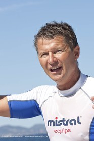 05 09 2009 - Hyères (FRA, 83) Hydroptère beat the overal sailing speed record with a run at 51,36 knts ( subjet to ratification by WSSRC) - Alain Thébault