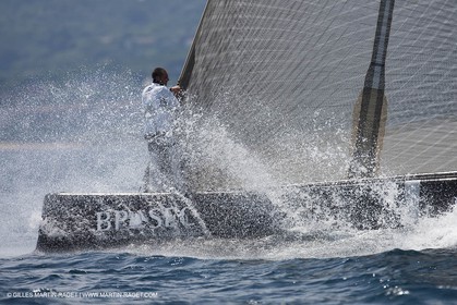 19 05 2010 - La Maddalena (ITA, Sardinia) Louis Vuitton Trophy - BMW ORACLE Racing - Training