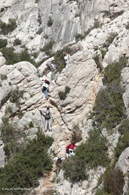 27 03 2009 - Marseille (FRA, 13) - Les Calanques - Morgiou - GR Luminy- Morgiou, passage délicat