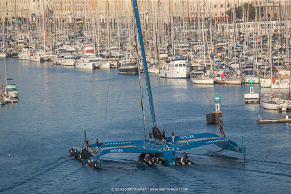 17 05 2022, Marseille (FRA), Arrivée du trimaran Ultim SVR LAZARTIGUE à Marseille