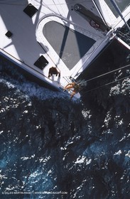 Multicoque sous voile