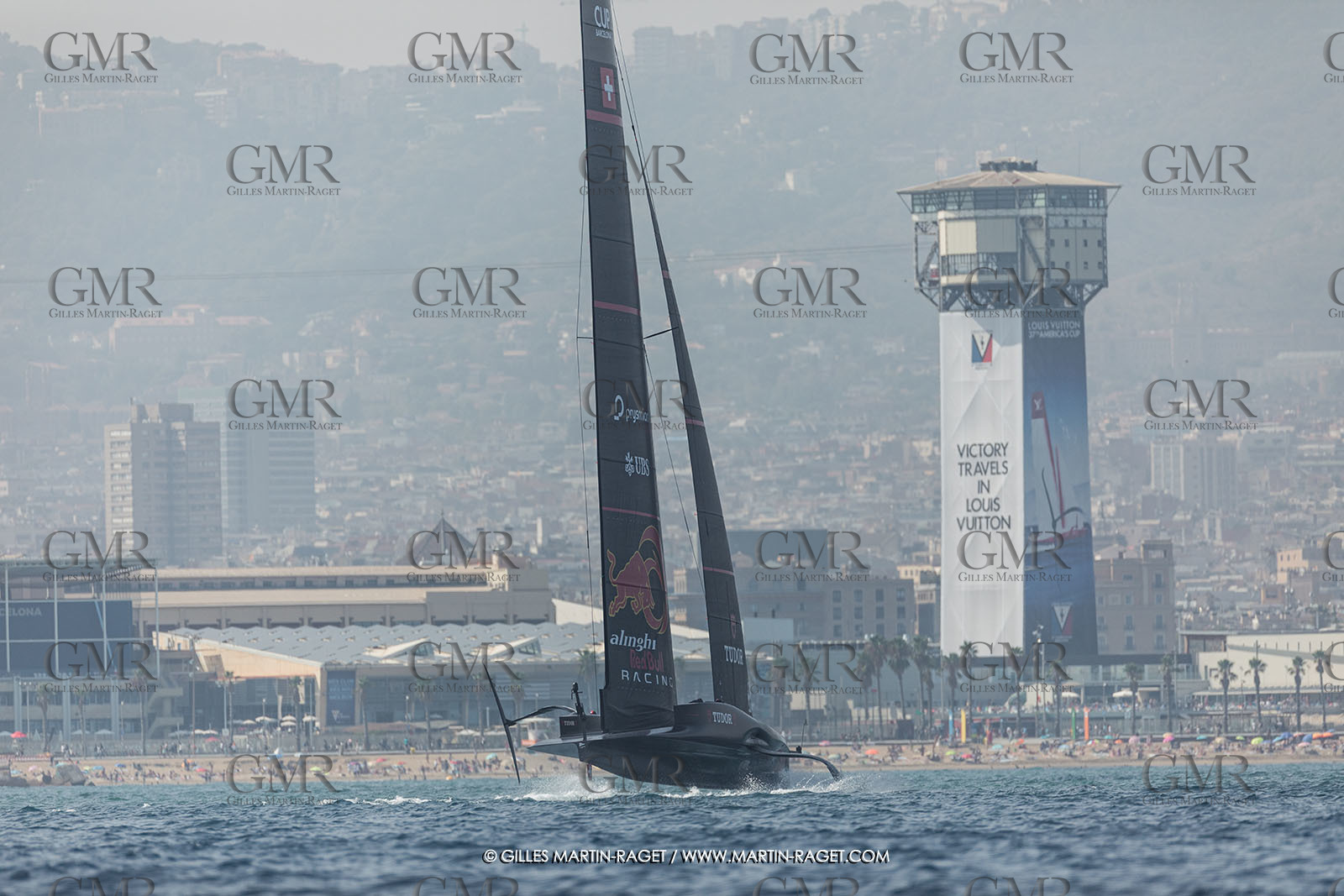 24 08 2024, Barcelona (ESP), Louis Vuitton 37th America's Cup, Louis Vuitton Prelilinary Regatta, Race Day 3