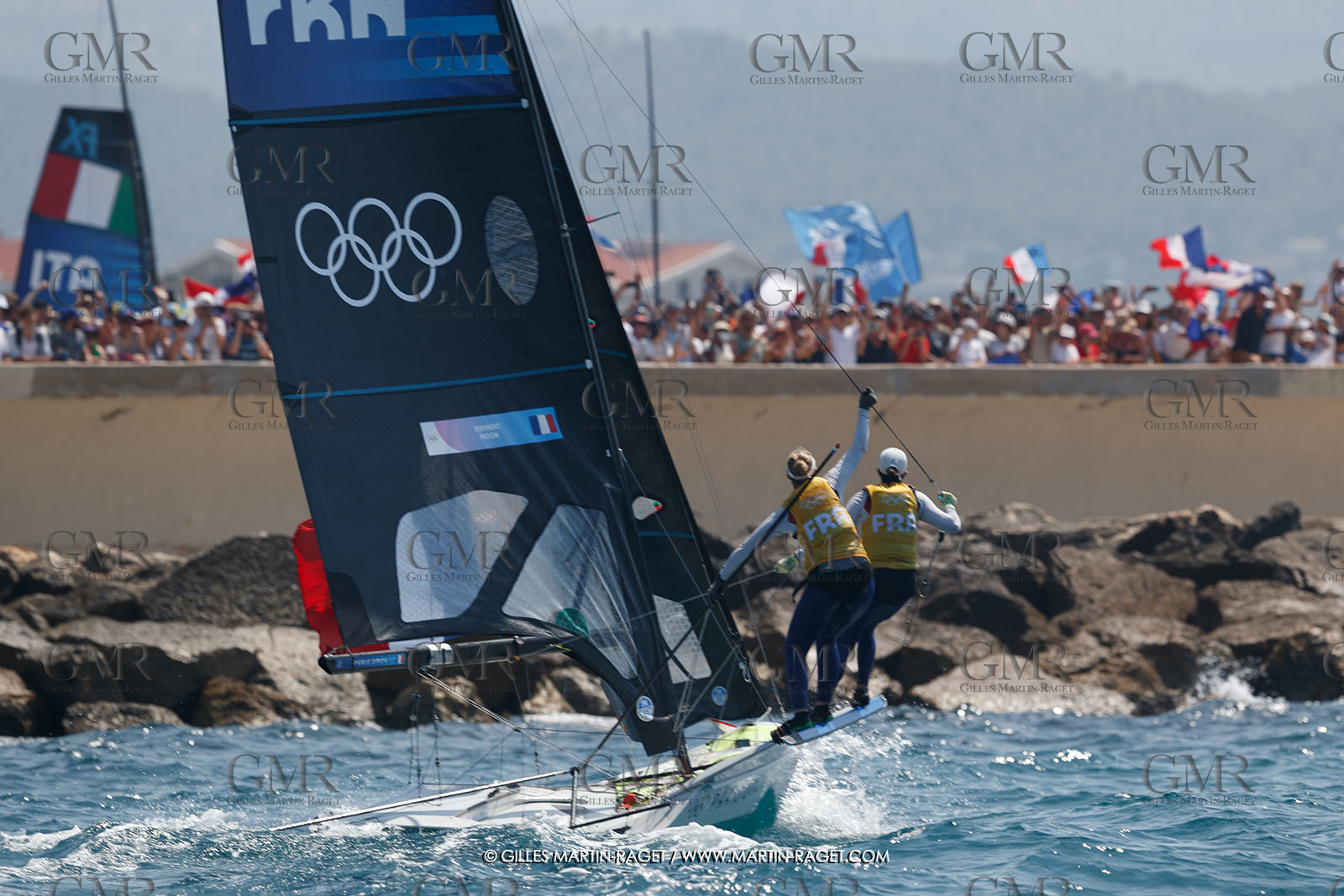 02 08 2024, Marseille (FRA), Paris 2024 Olympic Games, Sailing, Race Day 5,