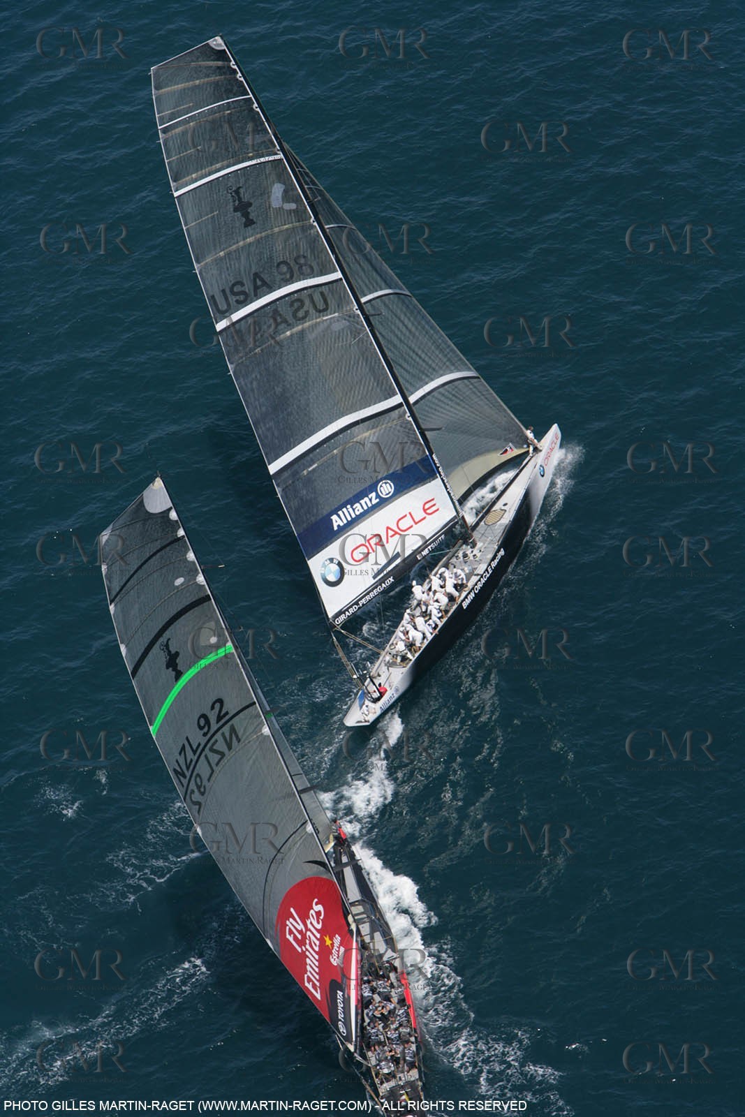 09 05 2007-Valencia (Spain)- 32nd America's Cup - Louis Vuitton Cup - RR2 - Day 11 - BMW ORACLE Racing