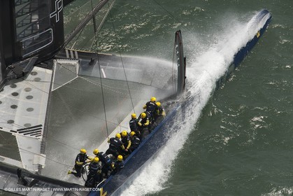 03 08 2013 - San Francisco (USA,CA) - 34th America's Cup - Louis Vuitton Cup - Semi-finals - Luna Rossa vs Artemis Racing - Race 1 - Artemis Racing