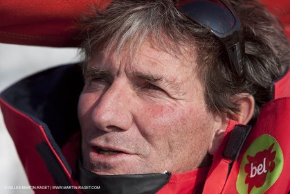 13 03 2010 -  La Grande Motte   Port Camargue (FRA) - Groupe Bel - Kito de Pavant   Sebastien Audigane training for Transat AG2R