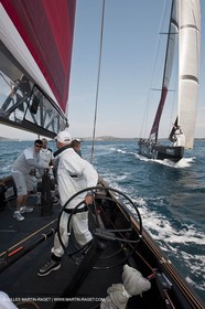 19 05 2010 - La Maddalena (ITA, Sardinia) Louis Vuitton Trophy - BMW ORACLE Racing - Training