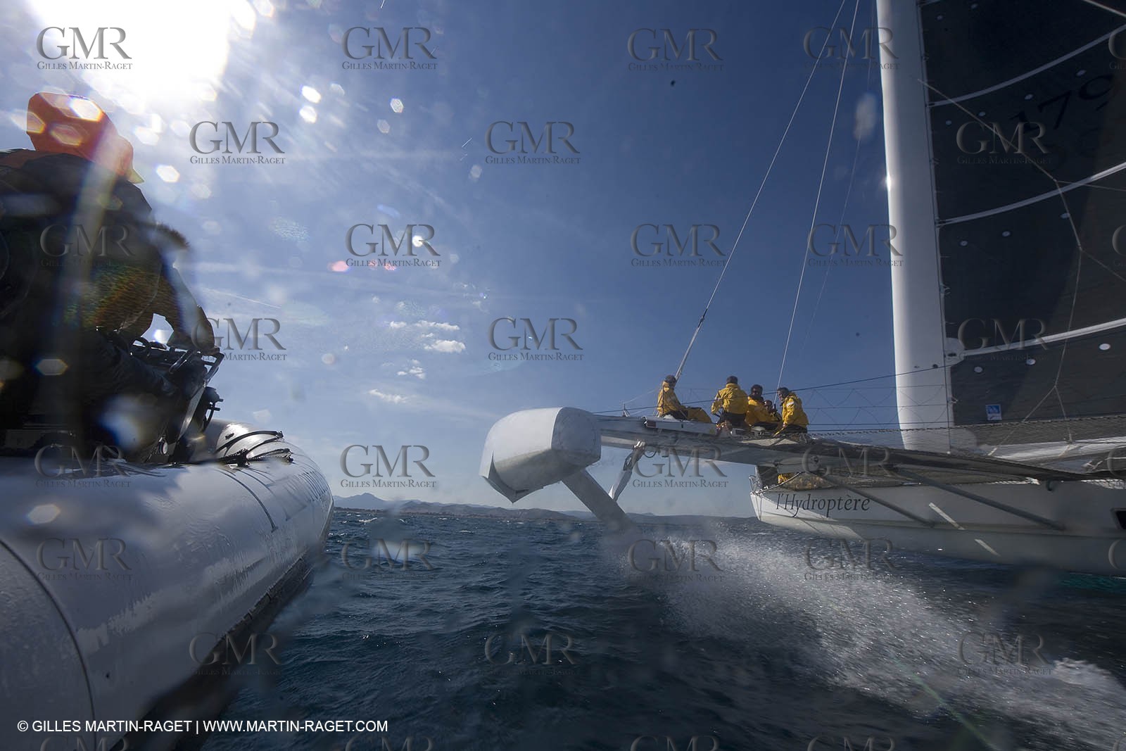 14 06 2008 - Toulon-Hyères (FRA,83) - 50 knots record attempt trials by l'Hydroptère