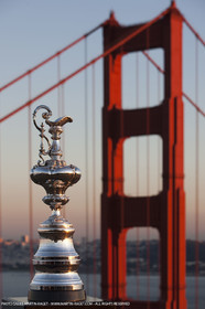 04 01 2011 - San Francisco (USA, CA) - 34th America's Cup - The America's Cup in San Francisco - Golden Gate Bridge