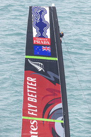 10 12 2020 - Auckland (NZL) - 36th America's Cup - Practice Sessions - Day 2 - Emirates Team New Zealand