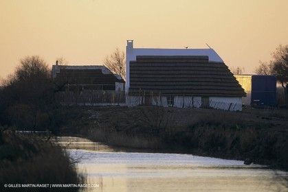 France, Provence, Camargue, Cabane de gardian, Gardian quant