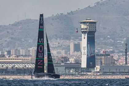 24 08 2024, Barcelona (ESP), Louis Vuitton 37th America's Cup, Louis Vuitton Prelilinary Regatta, Race Day 3