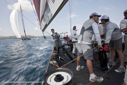 19 05 2010 - La Maddalena (ITA, Sardinia) Louis Vuitton Trophy - BMW ORACLE Racing - Training