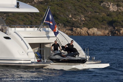 18 08 2011 - La Maddalena (ITA, Sardinia) - Motor yacht Inception