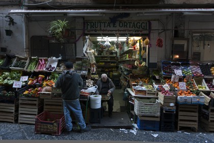 24 02 2012 - Naples (ITA) - 34th America's Cup - America's Cup World Series Naples 2012 - Naples Preview - Naples hisrtoric center streets