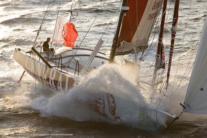 27 09 2008 - Lorient (FRA, 56) - Generali - Yann Eliès - Vendée Globe 2008 Training